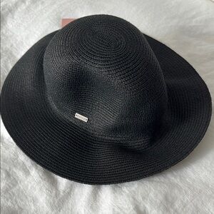 Black Wide Brim Hat